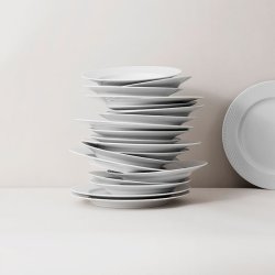 Lyngby Porceln Rhombe - Middagstallerken - 27,5 cm