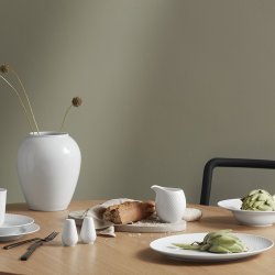 Lyngby Porceln - Rhombe Ovalt Serveringsfad - 35x26,5 cm