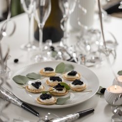 Lyngby Porceln - Rhombe Ovalt Serveringsfad - 35x26,5 cm