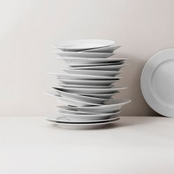 Lyngby Porceln Rhombe - Tallerken - 23 cm