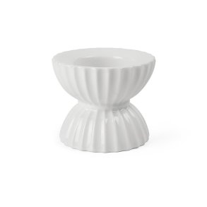 Lyngby Porceln - Tura Fyrfadsstage - Hvid