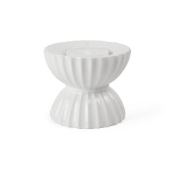 Lyngby Porceln - Tura Fyrfadsstage - Hvid