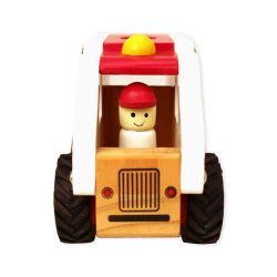 Magni Ambulance i Tr m/Gummihjul