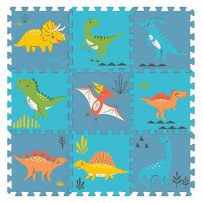 Magni Gulvpusle m/ Dino Arter & 9 Skumfliser