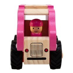 Magni Isbil i Tr m/ Gummihjul