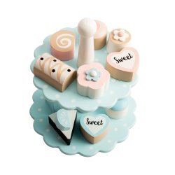 Magni Kagefad i Tr m/ 12 kager Bl