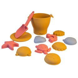 Magni Strandst i Silikone 12 Dele - Honning Gul