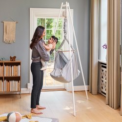 Membantu St m/ Slyngevugge Gr, Leelo02 Vuggemotor Gr &amp; Stativ