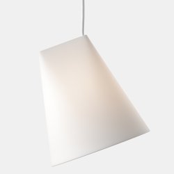 Moebe Keramik Pendel - Bred - Hvid