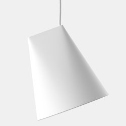 Moebe Keramik Pendel - Bred - Hvid