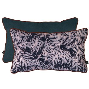 Mette Ditmer ATELIER Pude - 30x50 cm - Rose Leaves/Dust Blue