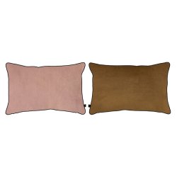 Mette Ditmer - Block Pude - 40x60 cm - Rose/Tobacco