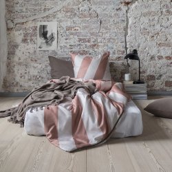 Mette Ditmer Sengetj DIAGONAL Brick/Sand 140x220 cm