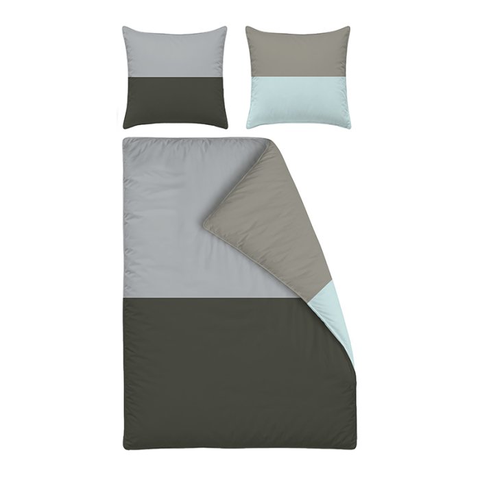Mette Ditmer DOMINO Senges�t Dark Olive 140x220 cm