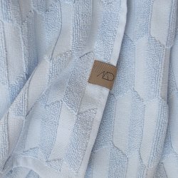 Mette Ditmer Geo Hndklde Lysebl 50x95 cm 