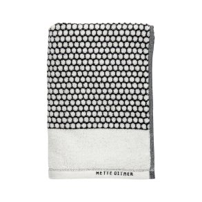 Mette Ditmer GRID Hndklde - Sort/Off-White