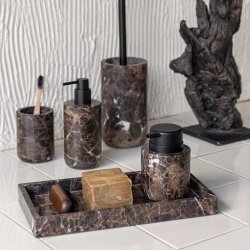 Mette Ditmer MARBLE Tandbrsteholder - Brun