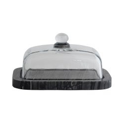 Mette Ditmer MARBLE Sm�rboks Sort/Gr�