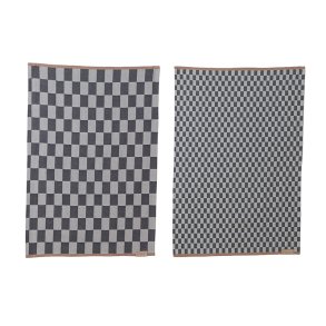 Mette Ditmer MINI-MAX Viskestykker 2 stk Dark Grey