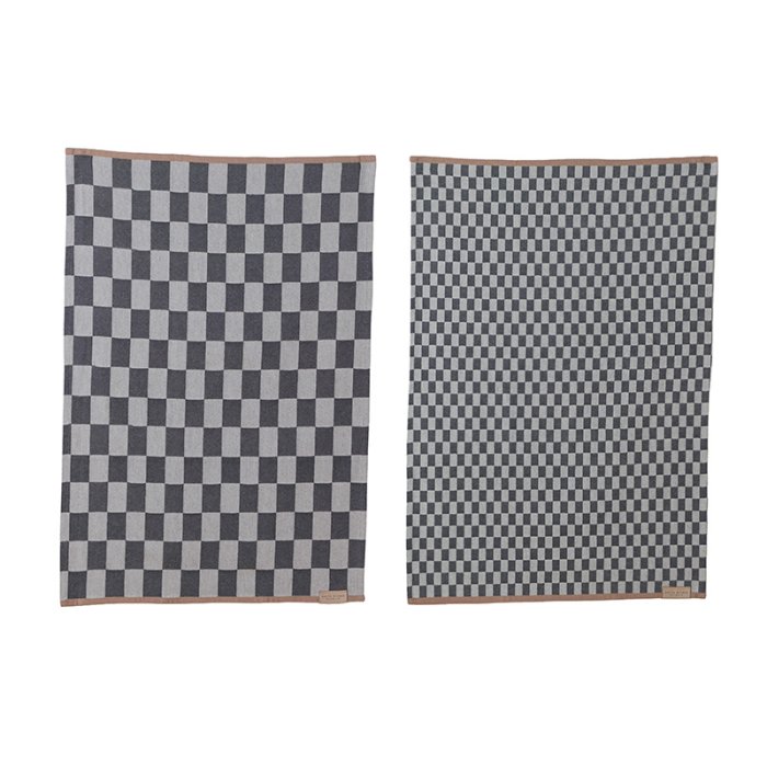 Mette Ditmer MINI-MAX Viskestykker 2 stk Dark Grey