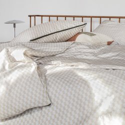 Mette Ditmer Sengetj MINI Sand/Lysegr 200x220 cm