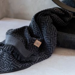 Mette Ditmer Morocco Hndklde - Sort/Gr