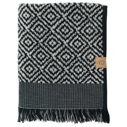 Mette Ditmer Morocco Hndklde - Sort/Hvid
