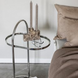 Mette Ditmer MOVES Sidebord Krom