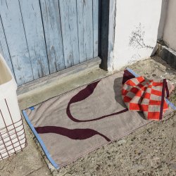 Mette Ditmer Nova Arte Badem�tte Wine/Sand