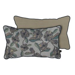 Mette Ditmer ATELIER Pude - 30x50 cm - White Flower/Sand