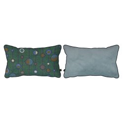 Mette Ditmer ATELIER Pude - 30x50 cm - Solar System/Light Blue