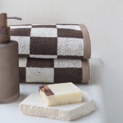 Mette Ditmer RETRO Badehndklde Chocolate 70x133 cm