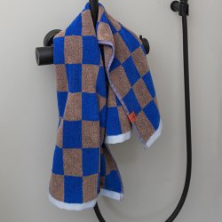 Mette Ditmer RETRO Badehndklde Cobalt 70x133 cm