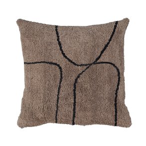 Mette Ditmer SHADOW Tuftet Pudebetr�k 50x50cm Brun