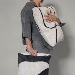 Mette Ditmer SHADOW Tuftet Pudebetr�k 50x50cm Off-White