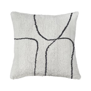 Mette Ditmer SHADOW Tuftet Pudebetr�k 50x50cm Off-White