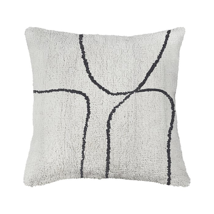 Mette Ditmer SHADOW Tuftet Pudebetr�k 50x50cm Off-White