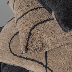 Mette Ditmer SHADOW Tuftet Pudebetr�k 60x40cm Brun