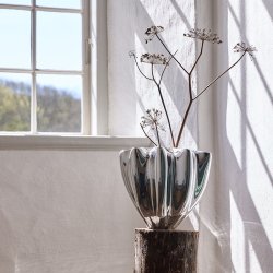 Mette Ditmer SHELL Vase Large Krom