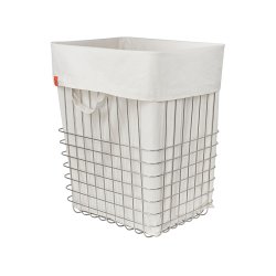 Mette Ditmer STORE-IT Tr�dkurv m/ Canvaspose Large Krom