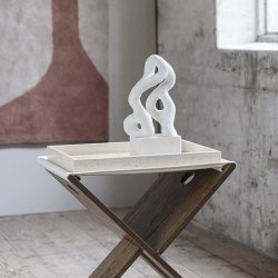 Mette Ditmer TRAVERTIN Bakke Stor Linen