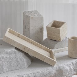 Mette Ditmer TRAVERTIN Cube Linen