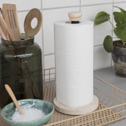 Mette Ditmer TRAVERTIN Kkkenrulleholder Linen