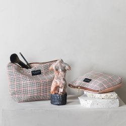 Mette Ditmer VENUS Kosmetikpung - Check/Rose