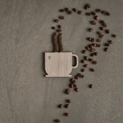 Minifabrikken - Original Kaffekop - Lys Eg