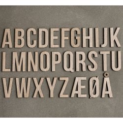 Minifabrikken - Bogstaver i lys eg