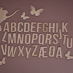 Minifabrikken - Bogstaver i lys eg