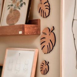 Minifabrikken Monstera Blad - Lys Eg - M