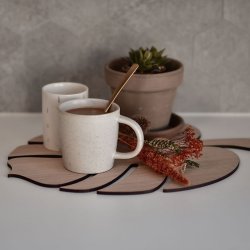 Minifabrikken Monstera Blad - Lys Eg - XL