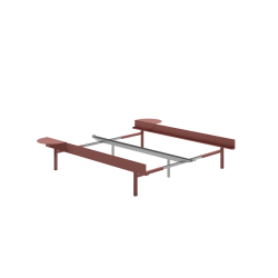 Moebe Bed Sengeramme Hj - 90-180 cm m. 2 sideborde